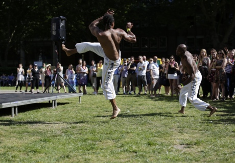 Demonstration of the Brazilian Martial Art Capoeira