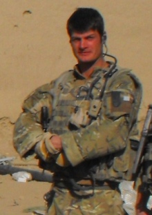 Dave during his military service