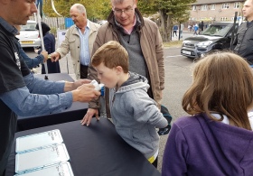 Local children taking part in the event