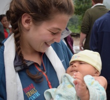 At a Nepalese maternity ward