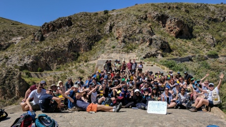 First year undergraduates on fieldwork in Spain