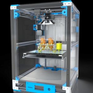 CAD model of Cronin 3D-printing chemical factory