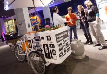 Imperial's pop-up public engagement tricycle scoops gold
