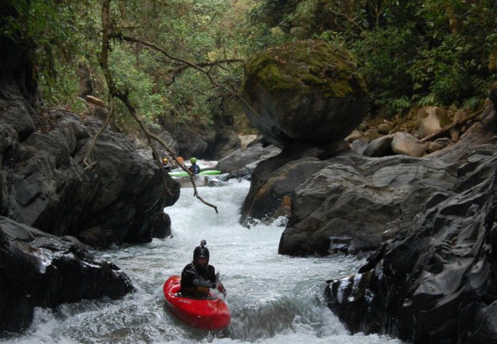 White water kayaking in Peru