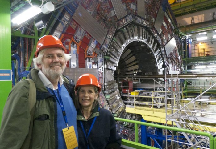 Roderick Rhys Jones with wife Sandi at LHC