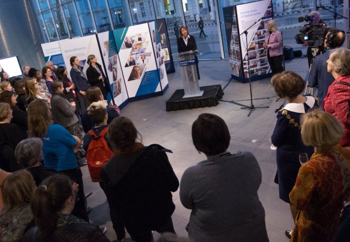 President Professor Alice Gast launches Women@Imperial exhibition