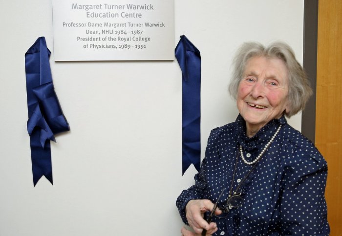 Dame Margaret Turner Warwick opens Education Centre for NHLI