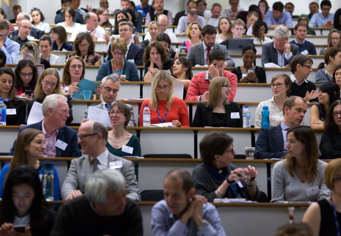 Alison Holmes speaking at an event