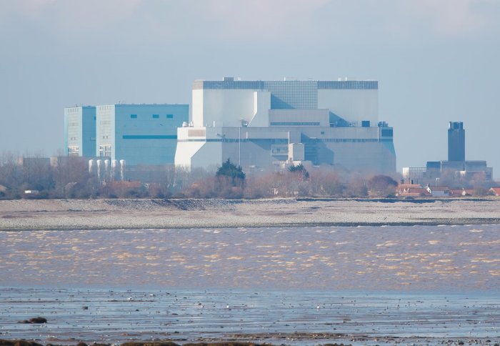 Photo of the existing Hinkley Point nuclear power station in Somerset, UK