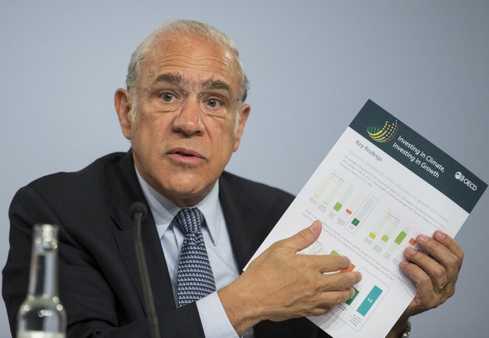 Angel Gurria, OECD Secretary-General, presents the OECD report