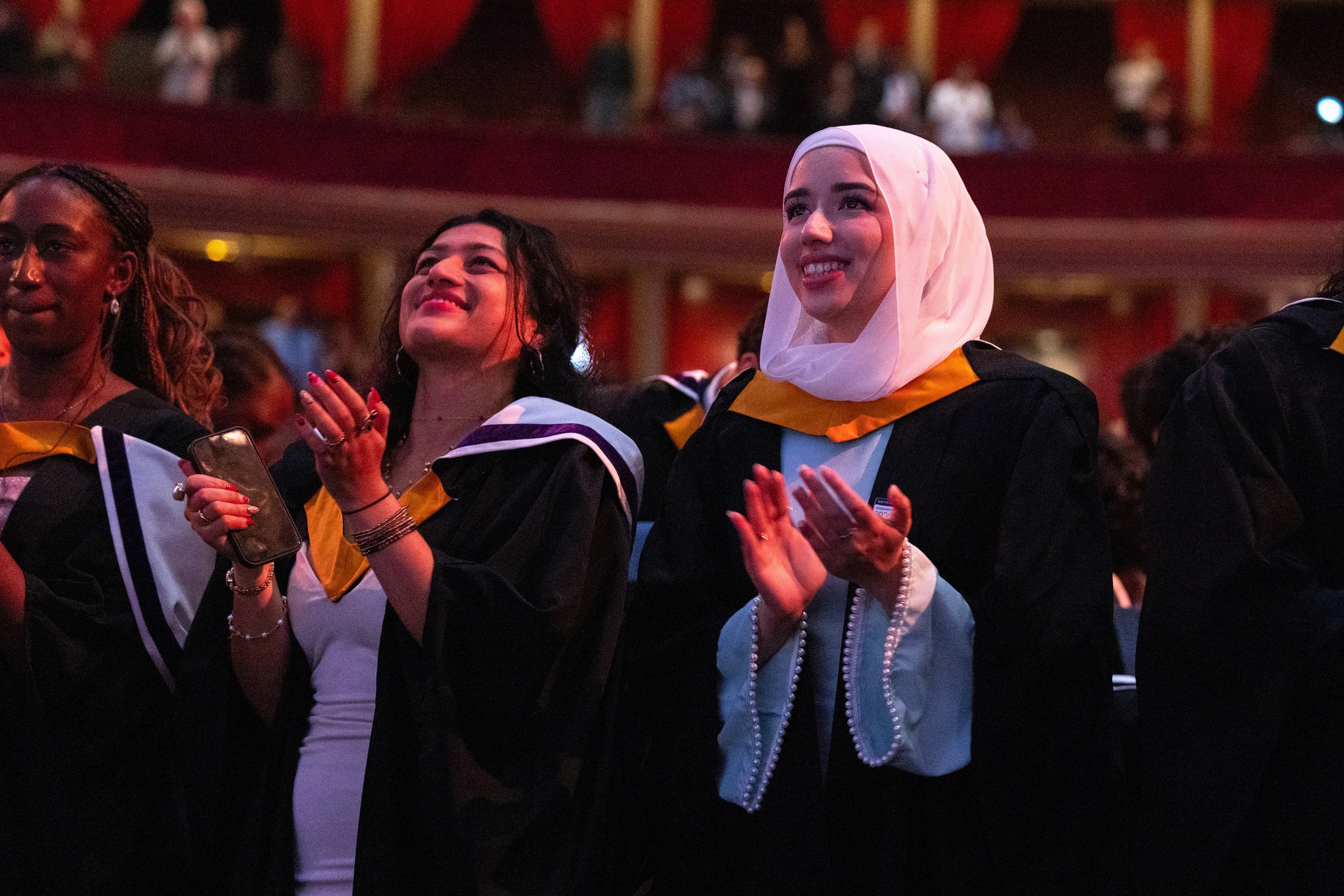 ICSM BSc students celebrating Comemmoration Day in the Royal Albert Hall