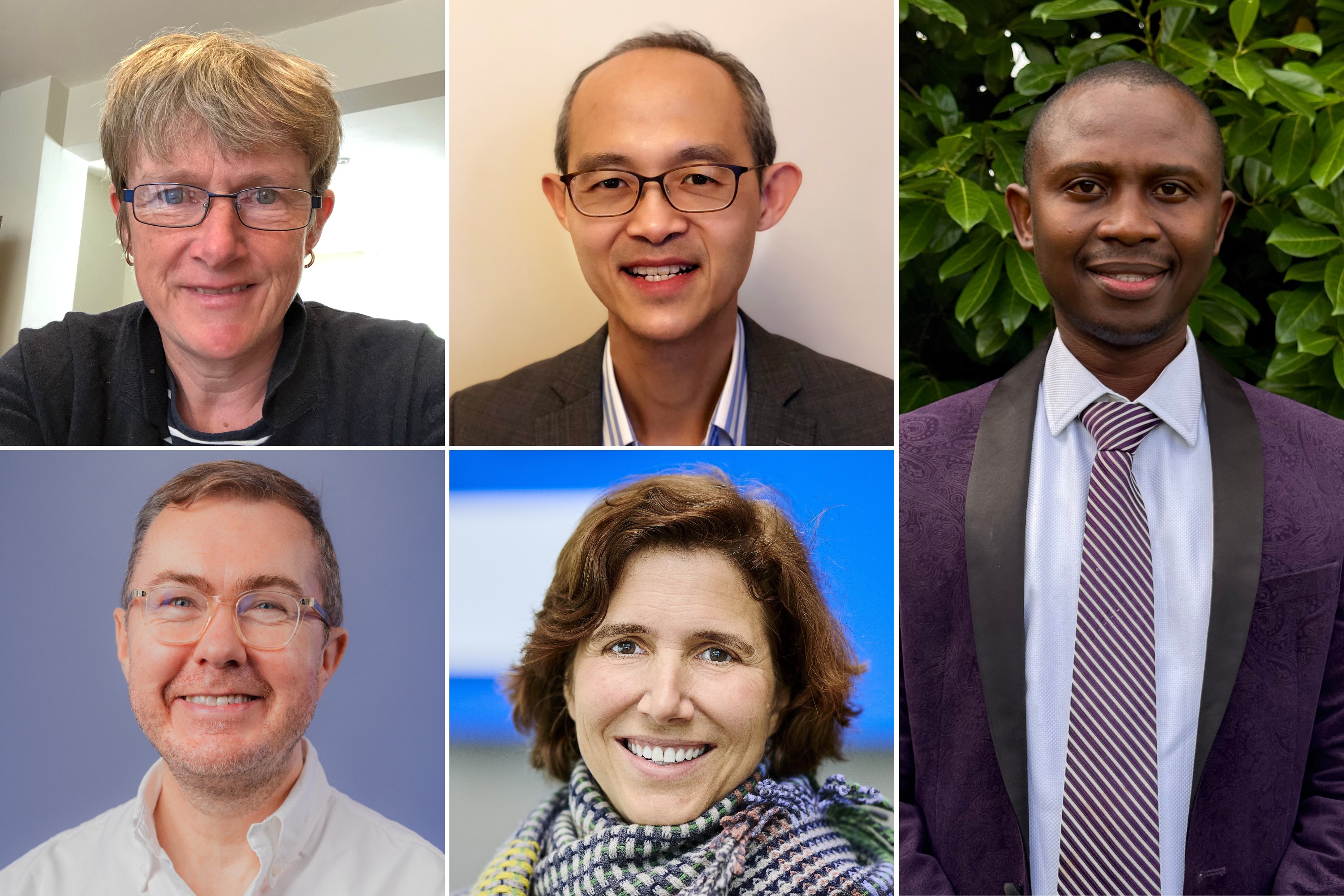 Collage of five featured staff promoted in 2026