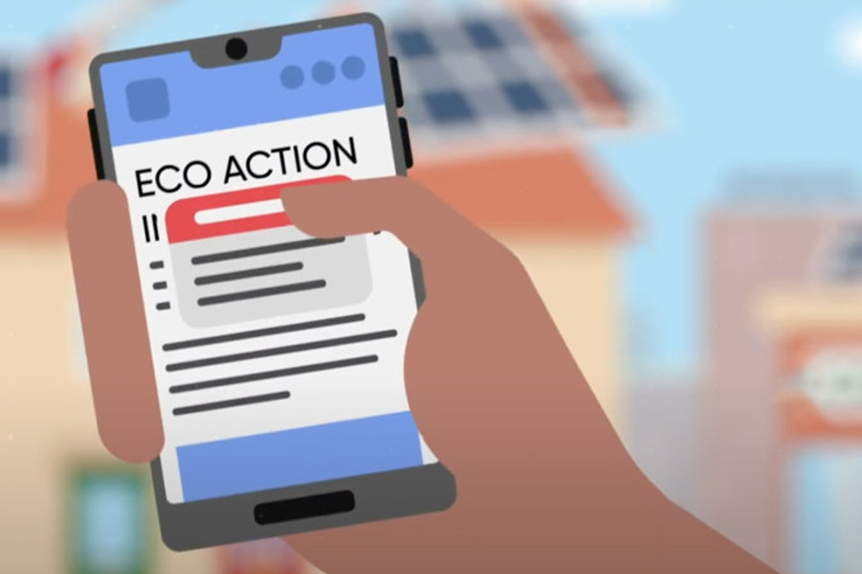 An image of a mobile phone