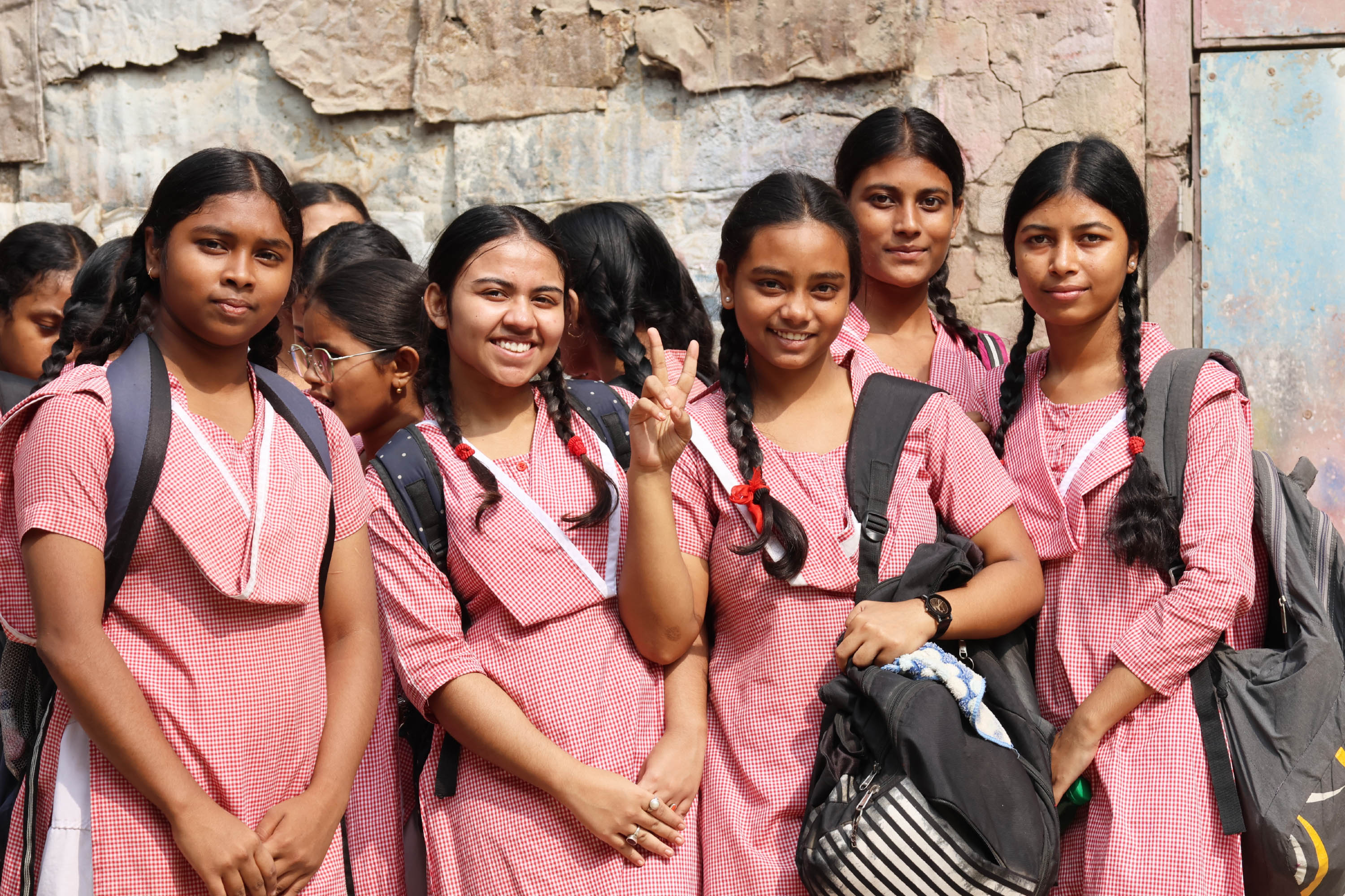 School girls in India