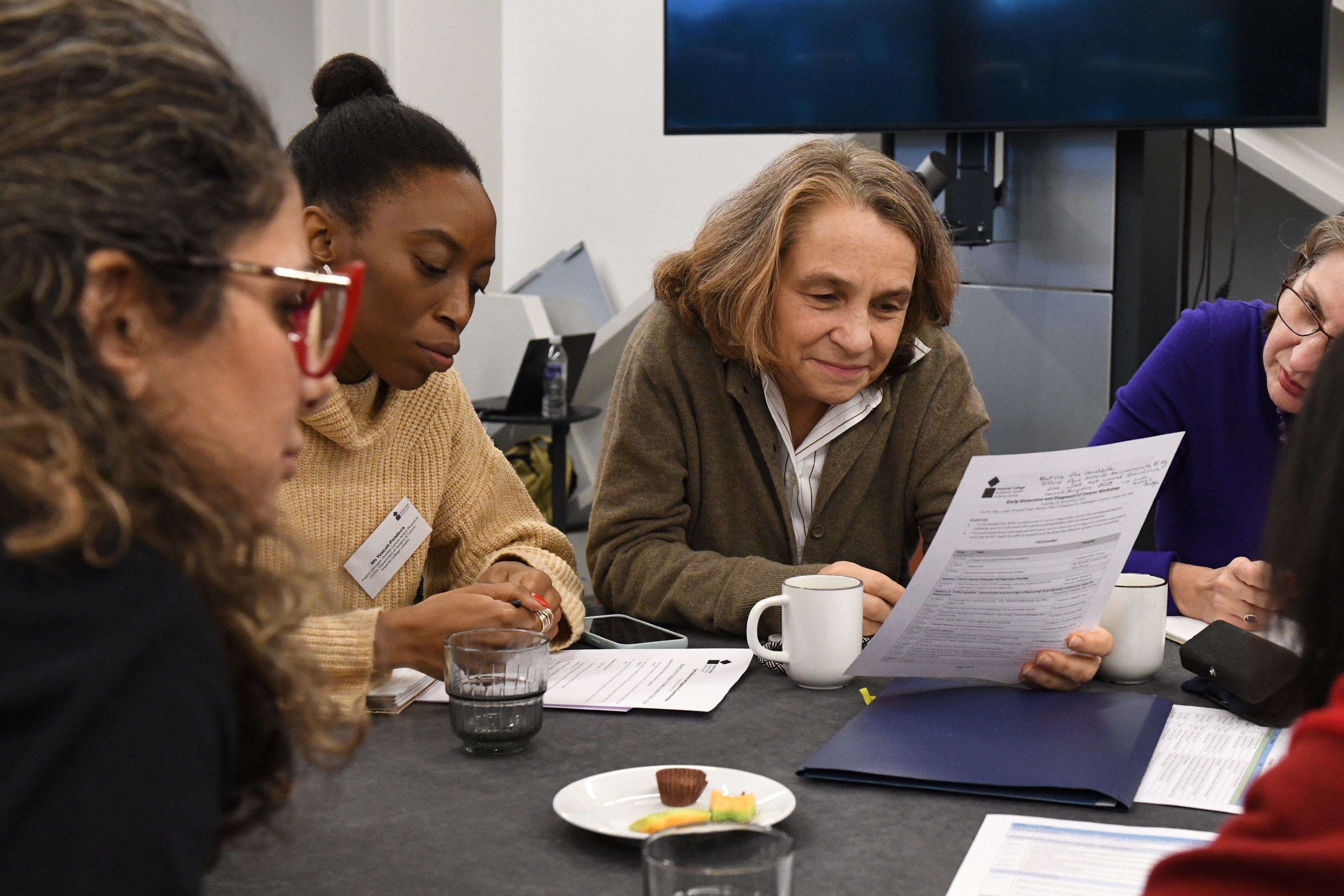 participants sitting round a table