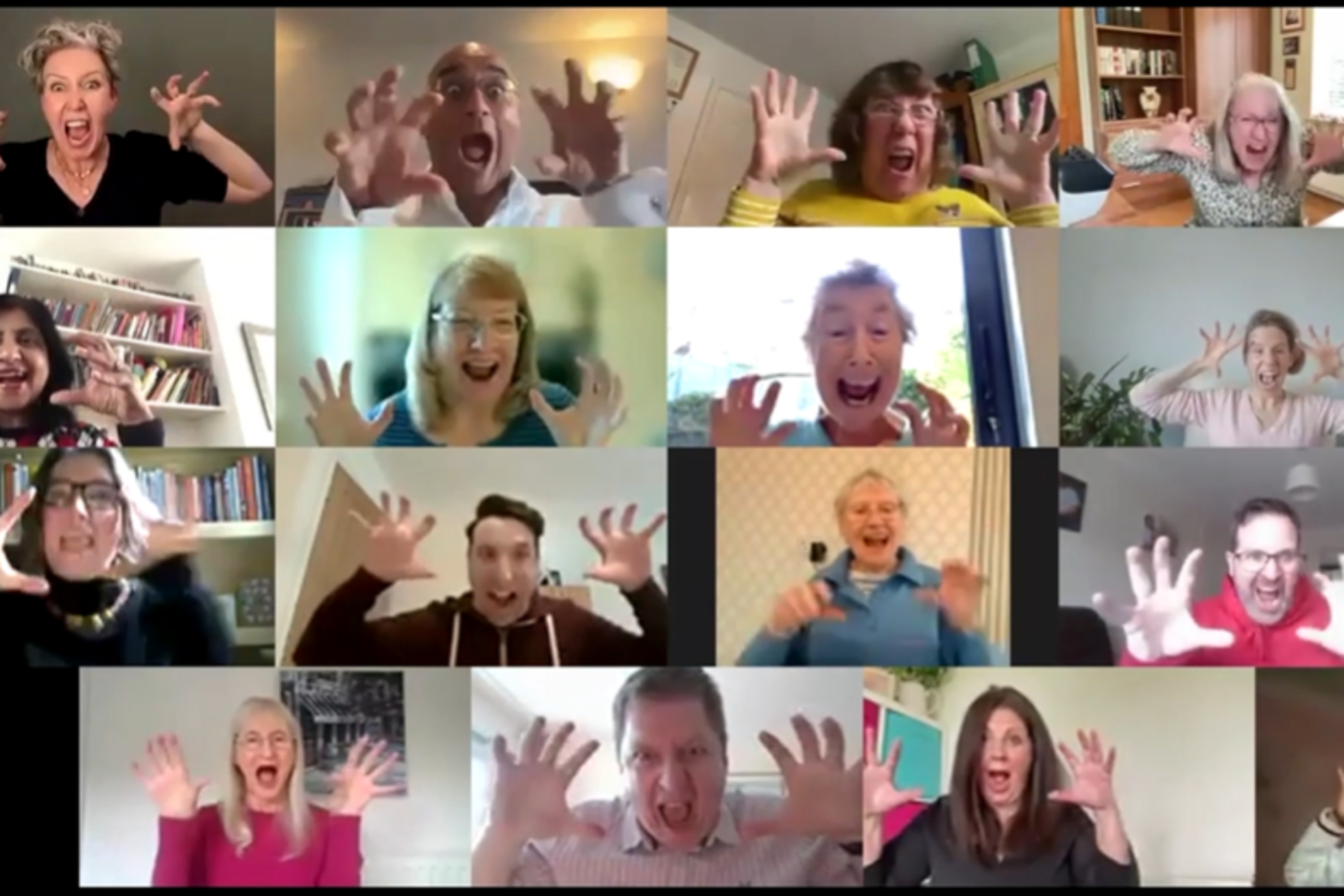 ENO Breathe live Zoom session with participants