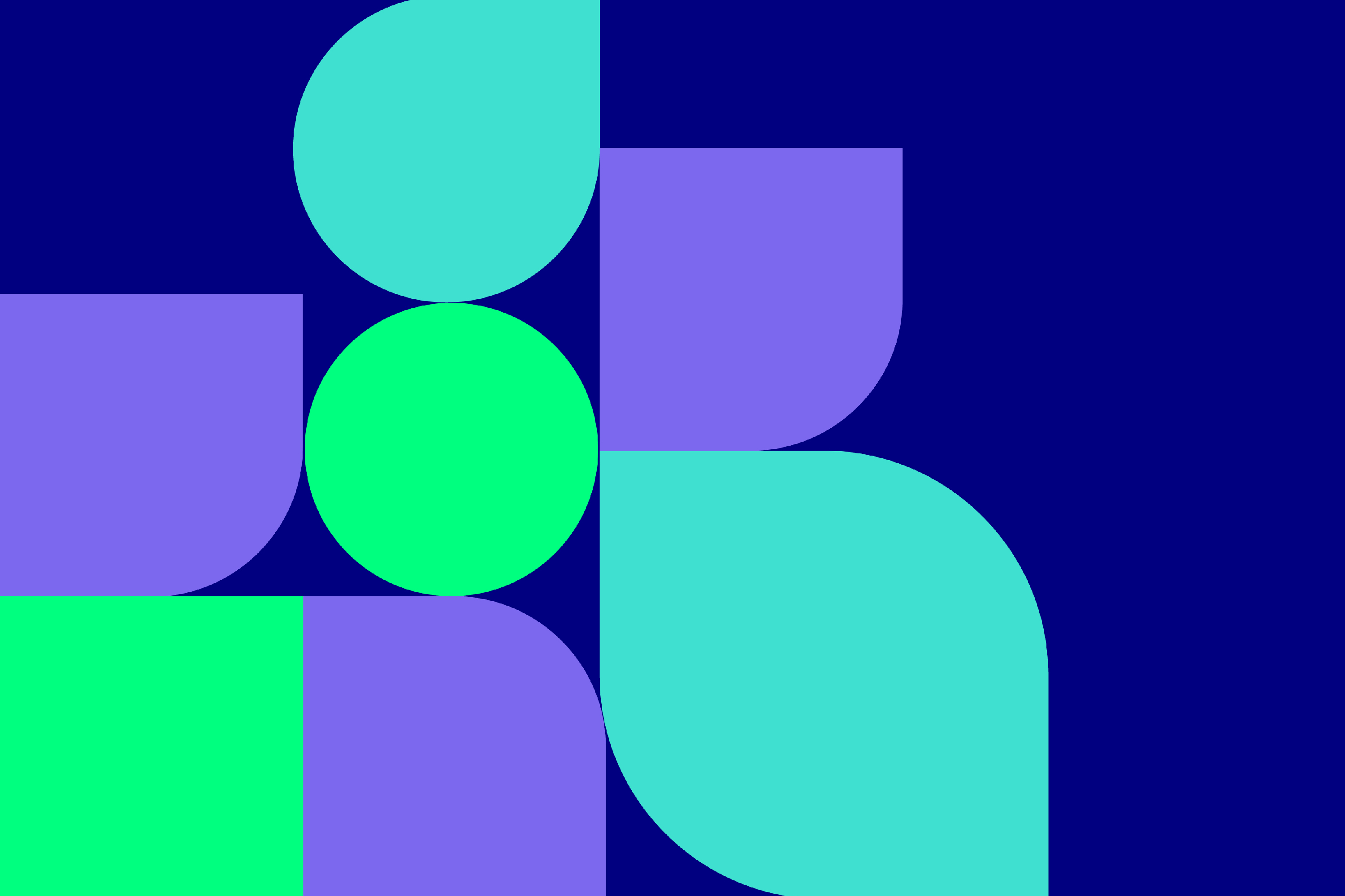 Abstract shapes for the Sustainability Month 2026 campaign