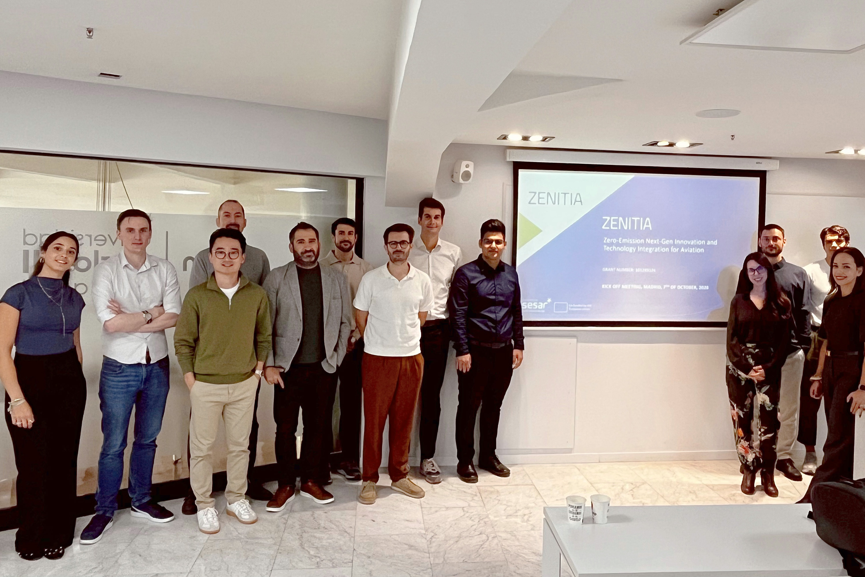 ZENITIA consortium members gathered for the official launch event in Madrid.