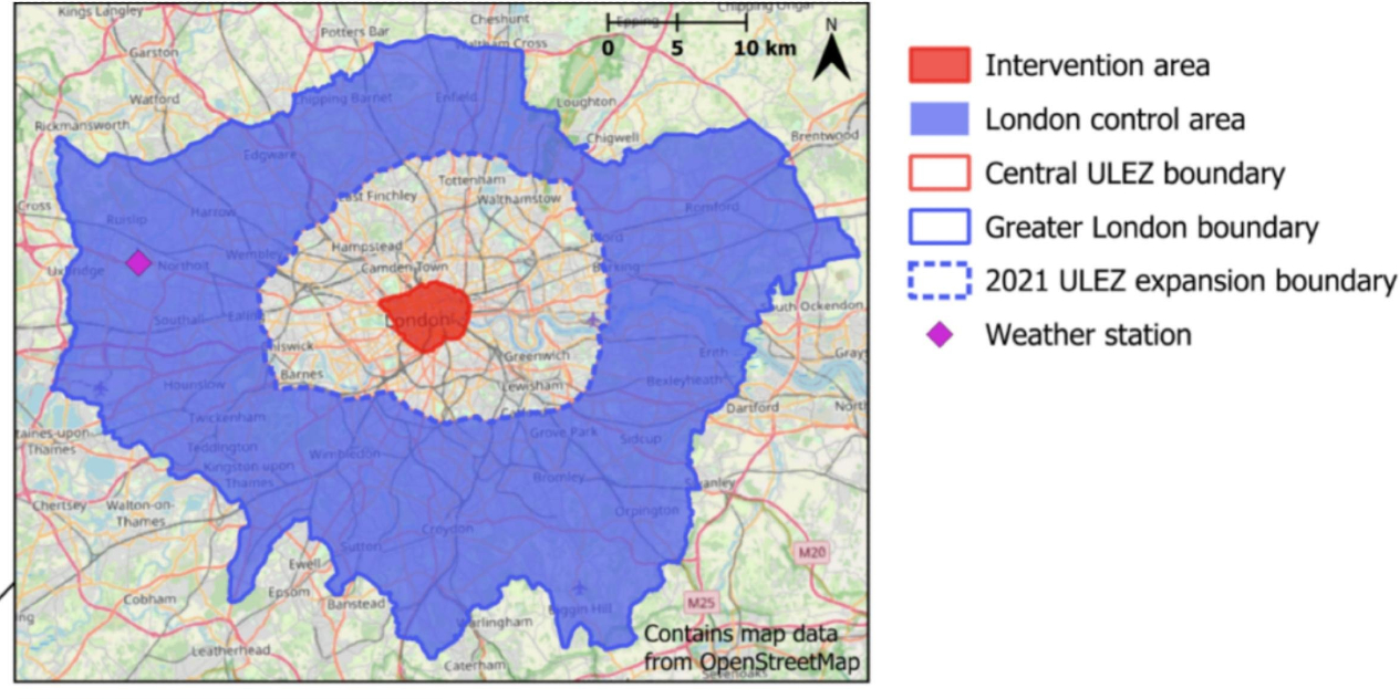 ロンドンのULEZ導入が救急入院減少に関連することを確認 (London’s ULEZ and T-charge linked to reductions in emergency hospital admissions)