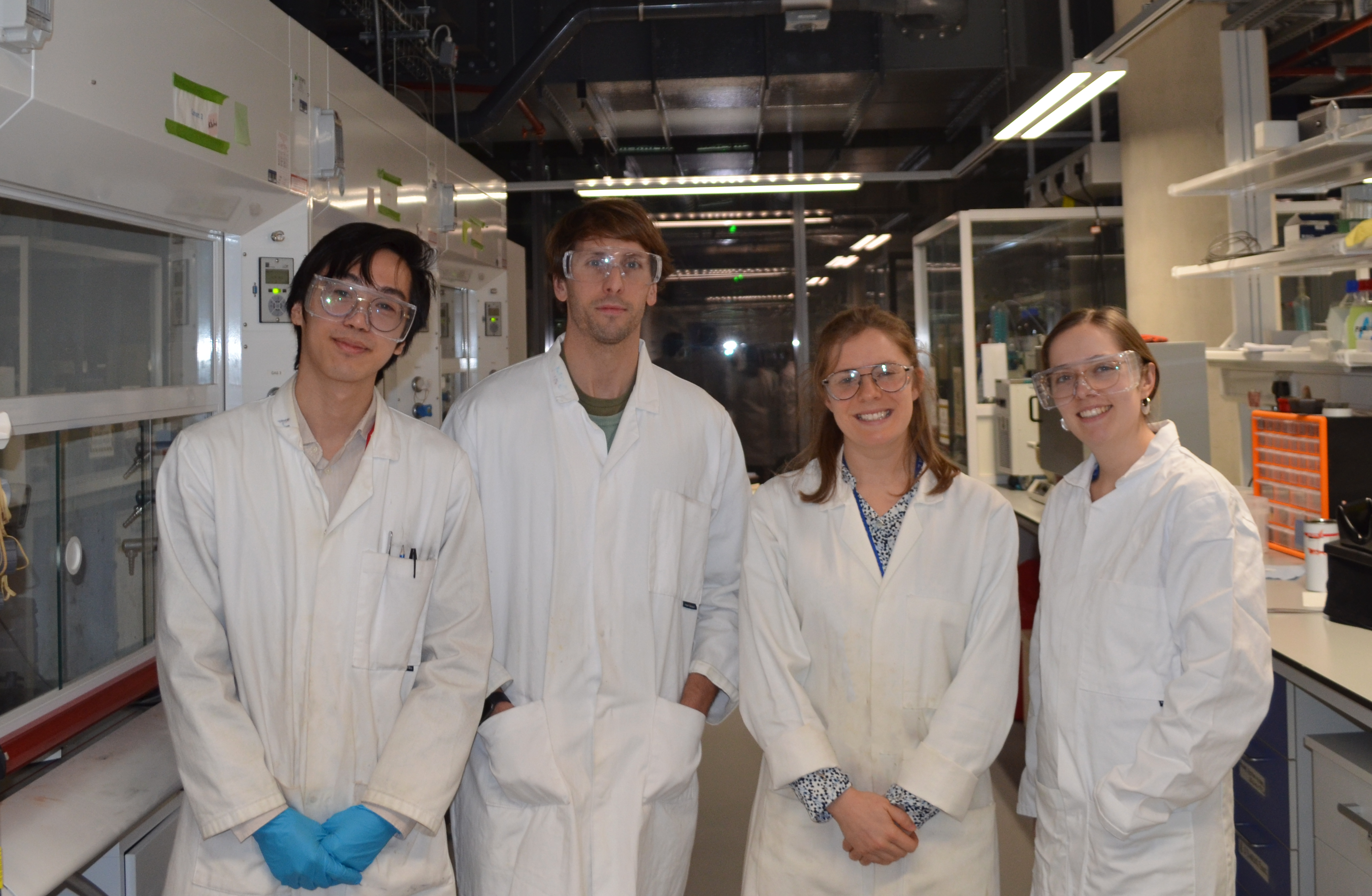 Dr Edward Mao, Professor Mark Crimmin, Dr Amanda Fogh and Dr Sarah Brock