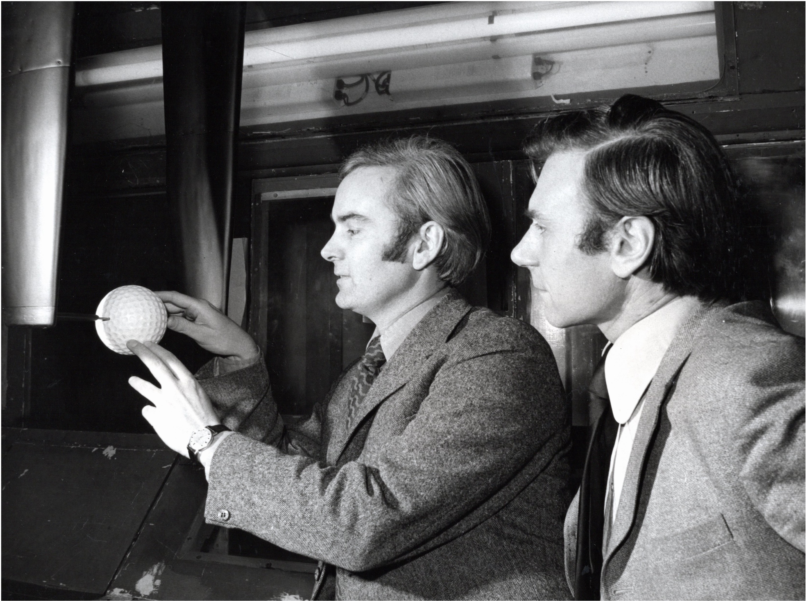 John Harvey and Peter Bearman developing the Uniroyal PLUS 6 