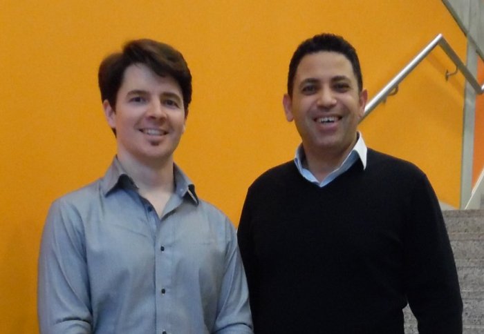 Dr Luke Allsopp and Dr Abderrahman Hachani 