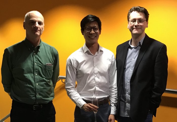 Prof Gad Frankel, Dr Ernie So and Prof Ed Tate