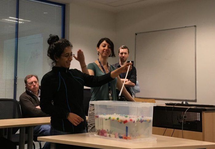 fishing experiment at the Imperial Festival 