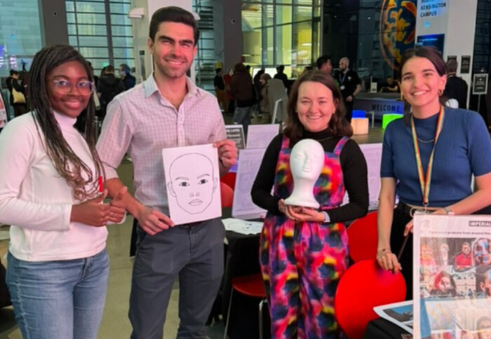 AI face painting participants