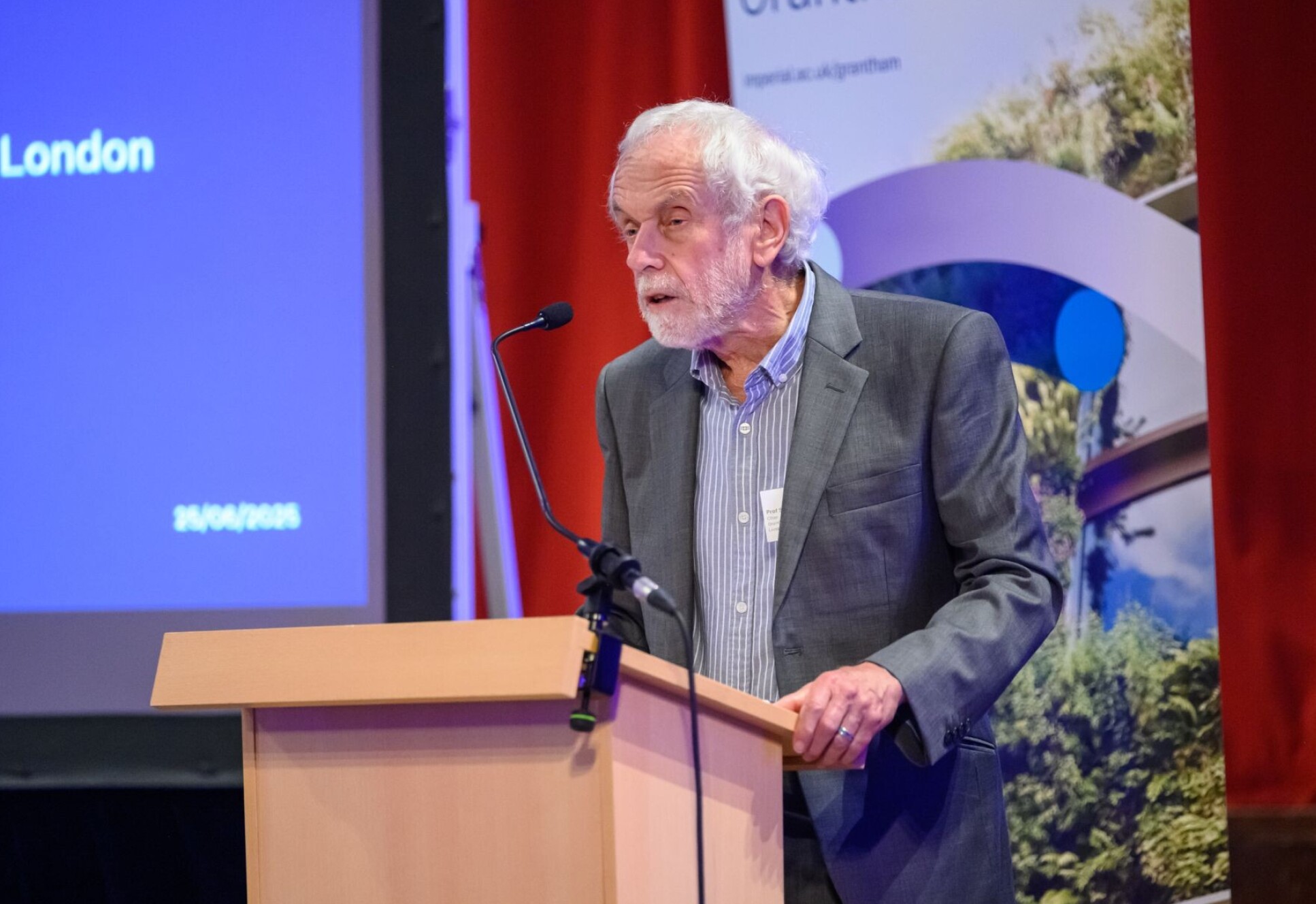 Professor Sir Brian Hoskins, Chair of the Grantham Institute – Climate Change and the Environment at Imperial College London
