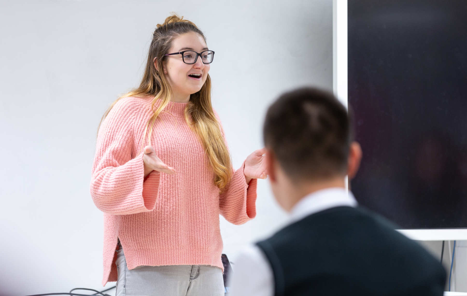 Becky in the Enterprise Lab