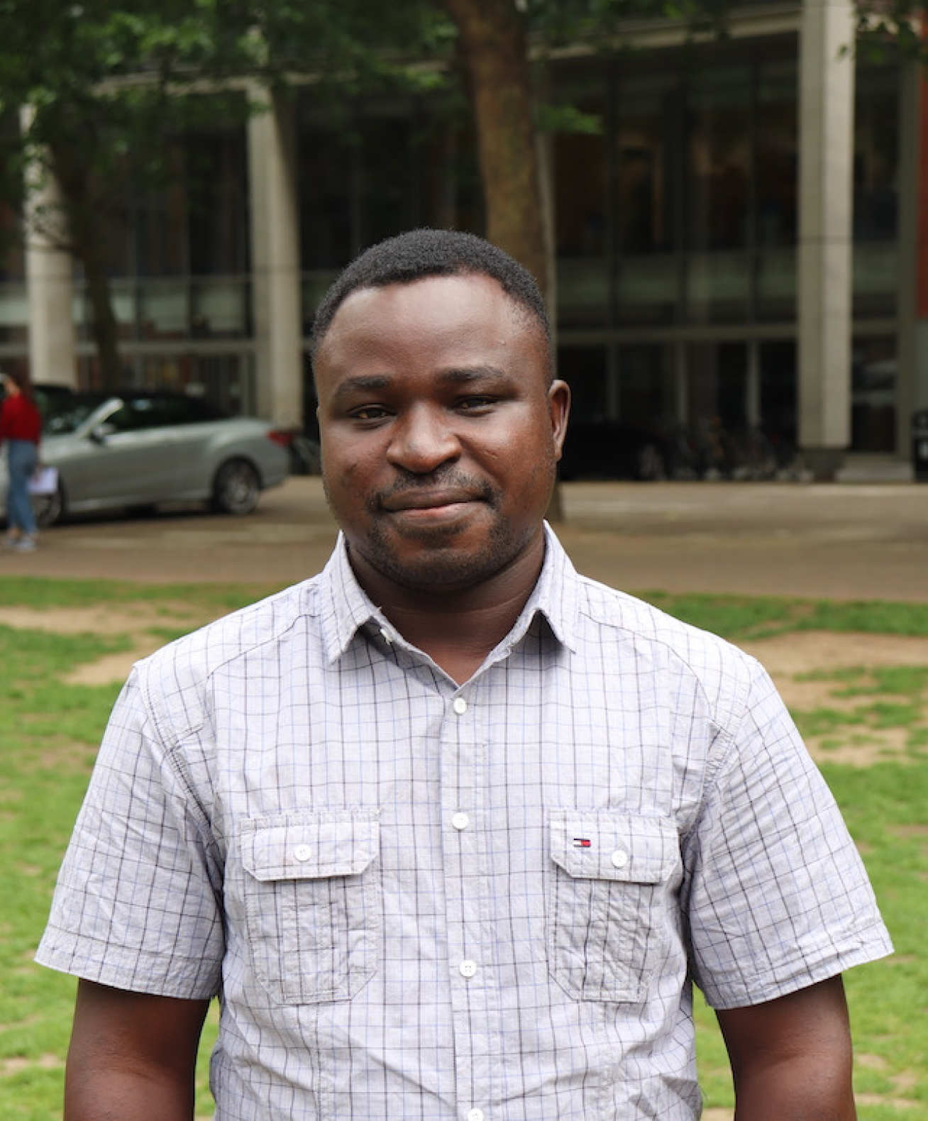 Dr Etienne Bilgo at Imperial College in 2019