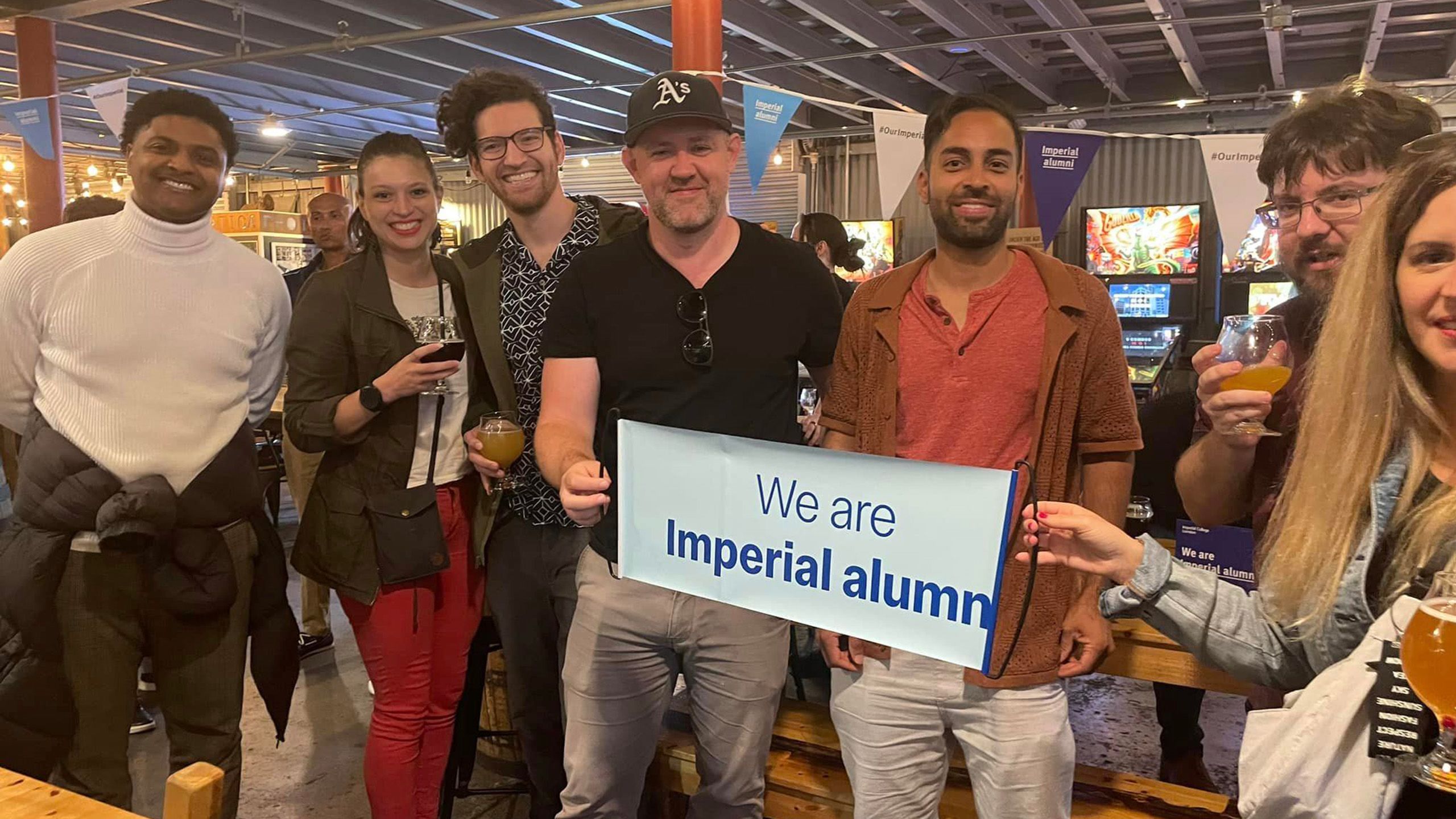 Alumni at an event in San Francisco