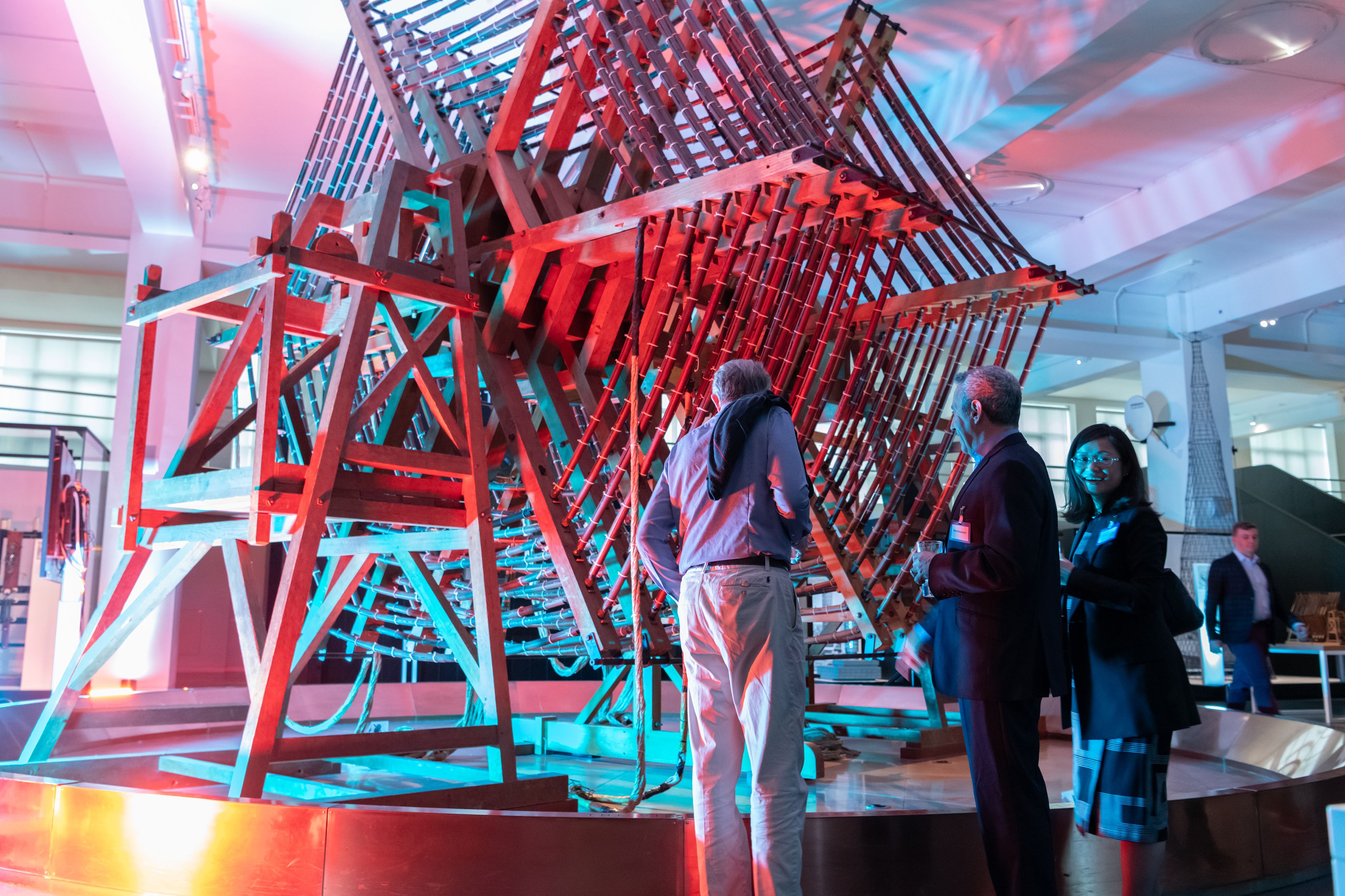 Guests explore the Information Age Gallery at the Science Museum