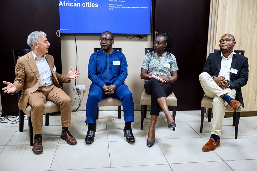 Panel discussion at Ghana event
