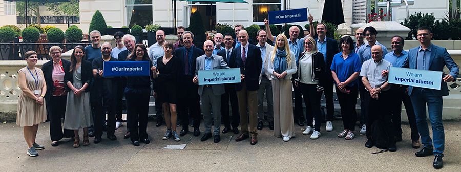Event attendees in South Kensington