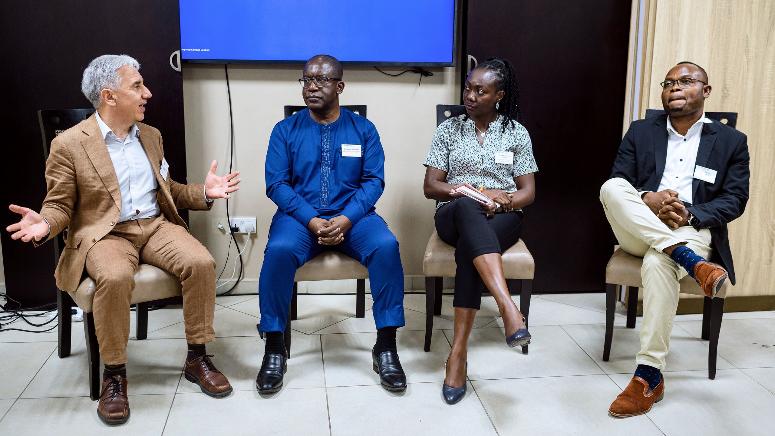 Panel discussion in Ghana