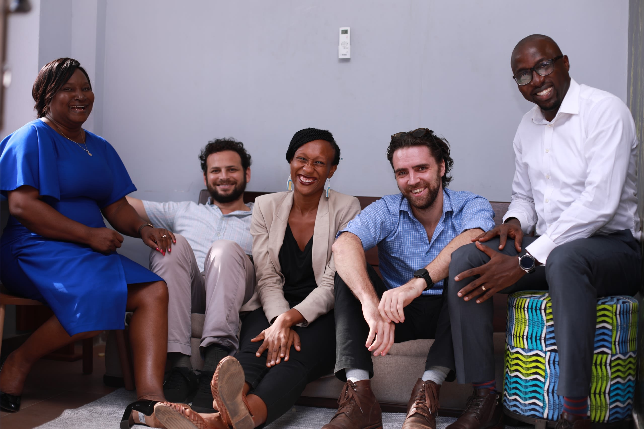 Alex with his colleagues