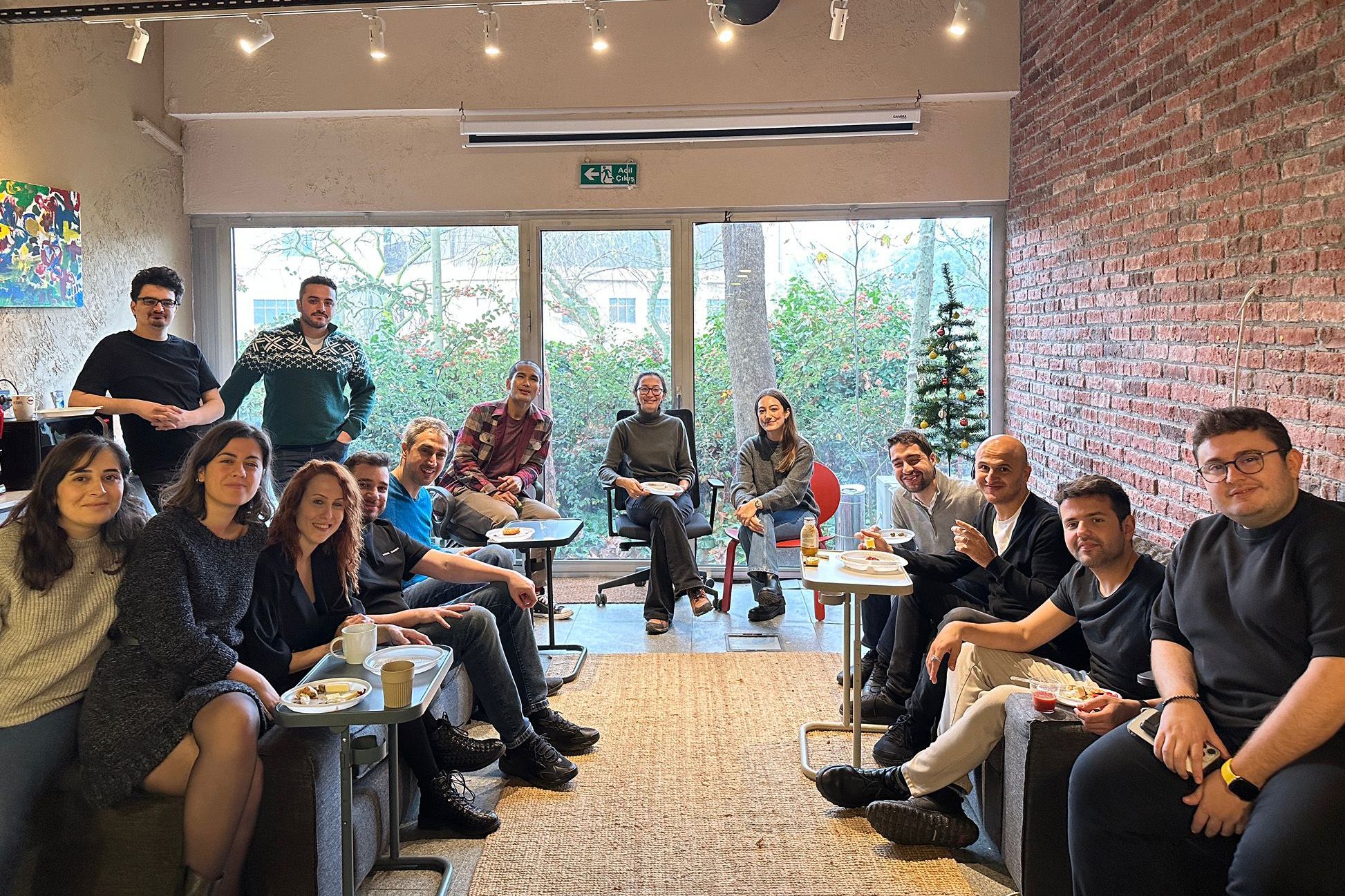 Team photo at WeWalk’s Istanbul Office 