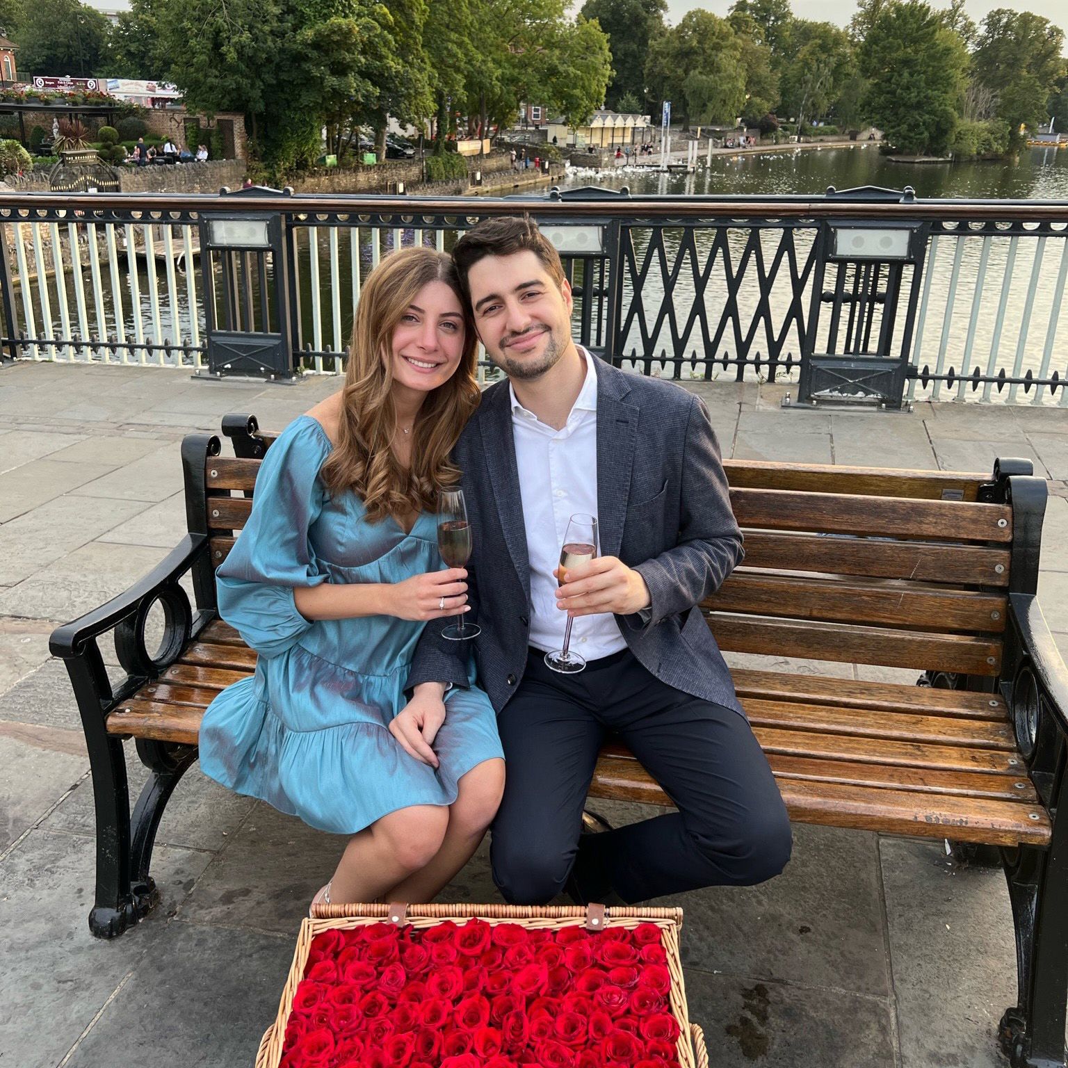 Jean Marc and Stephanie in Windsor.