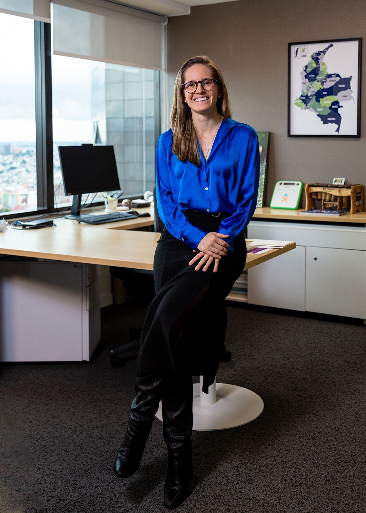 Ellin Ivarsson in her office