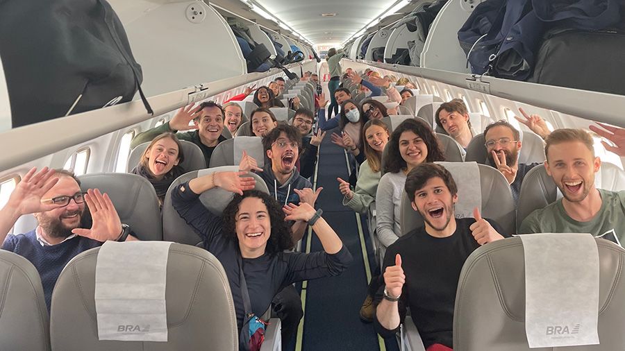 The Pereira Lab going on a lab retreat; a crucial group event for team building and stimulating cooperation