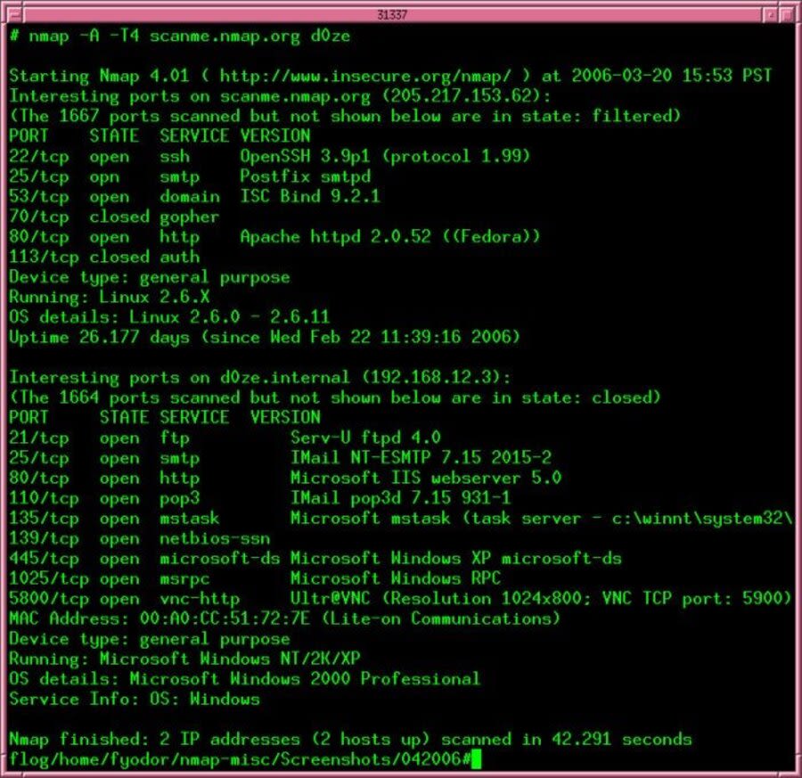 a computer screen shot of a computer program