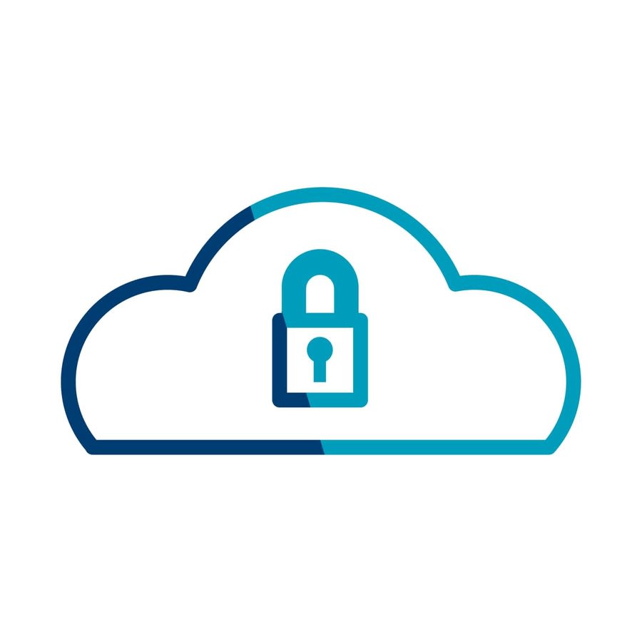 a cloud with a lock