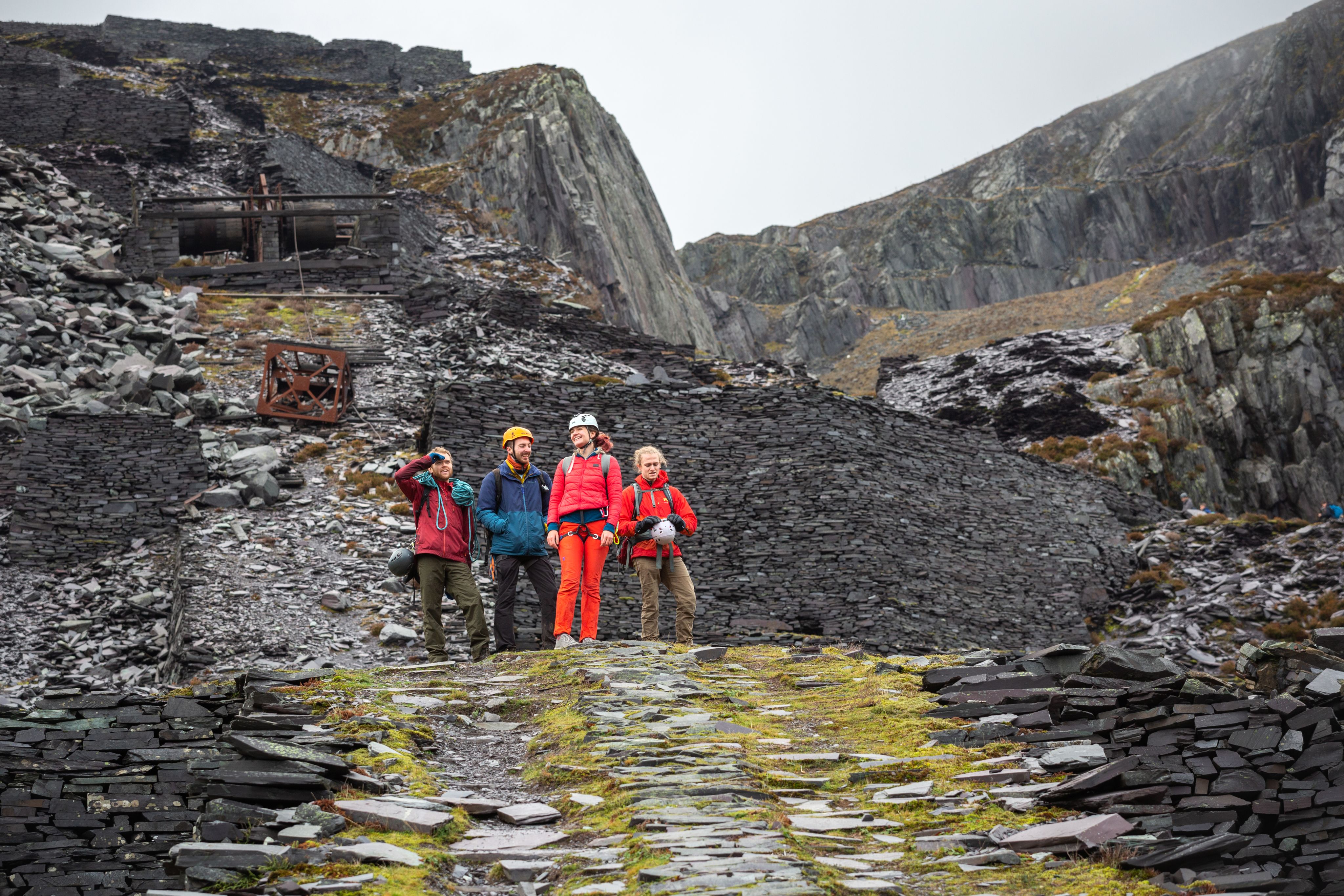 The Outdoor Society on a trip to Snowdonia