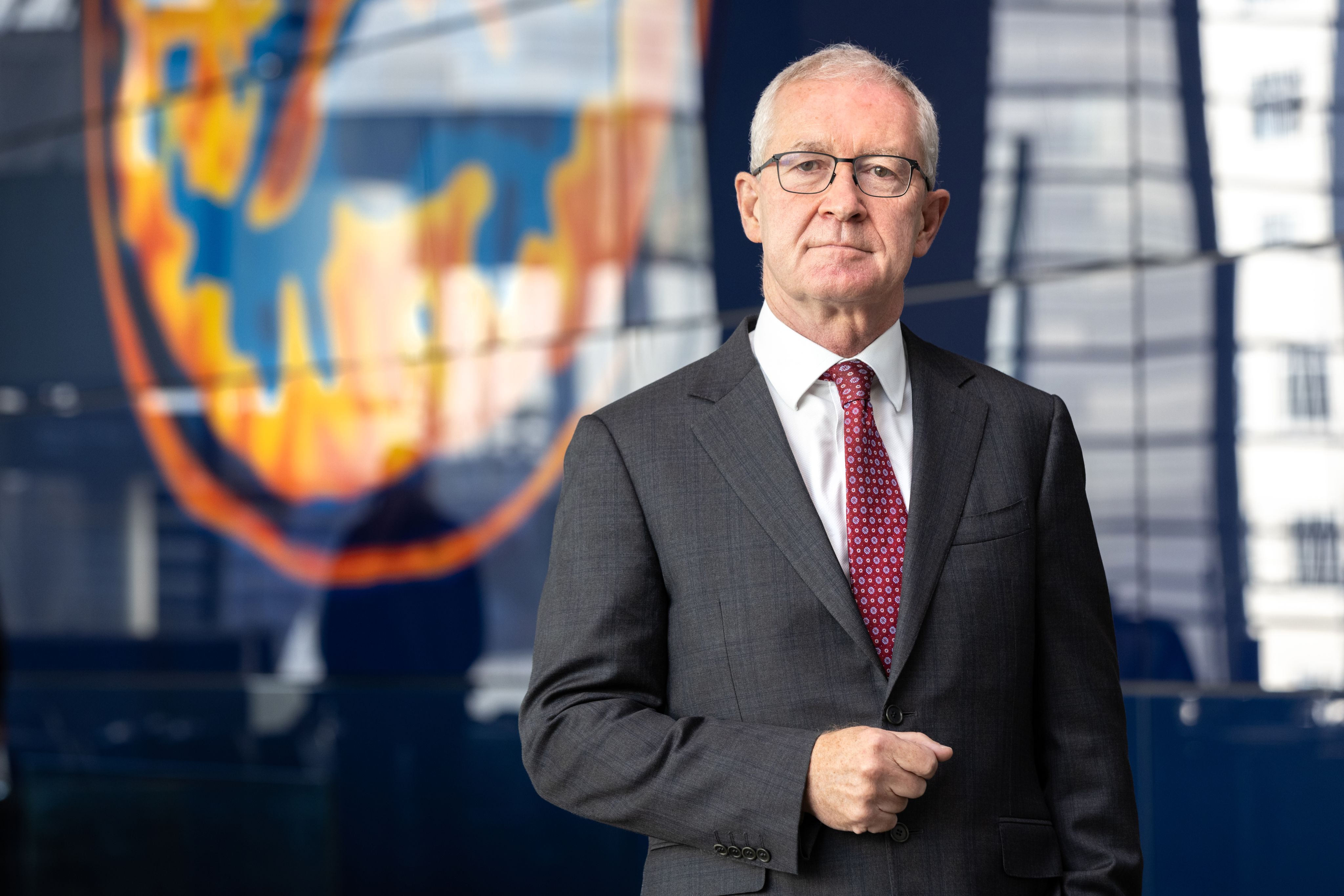 Portrait photo of President Hugh Brady