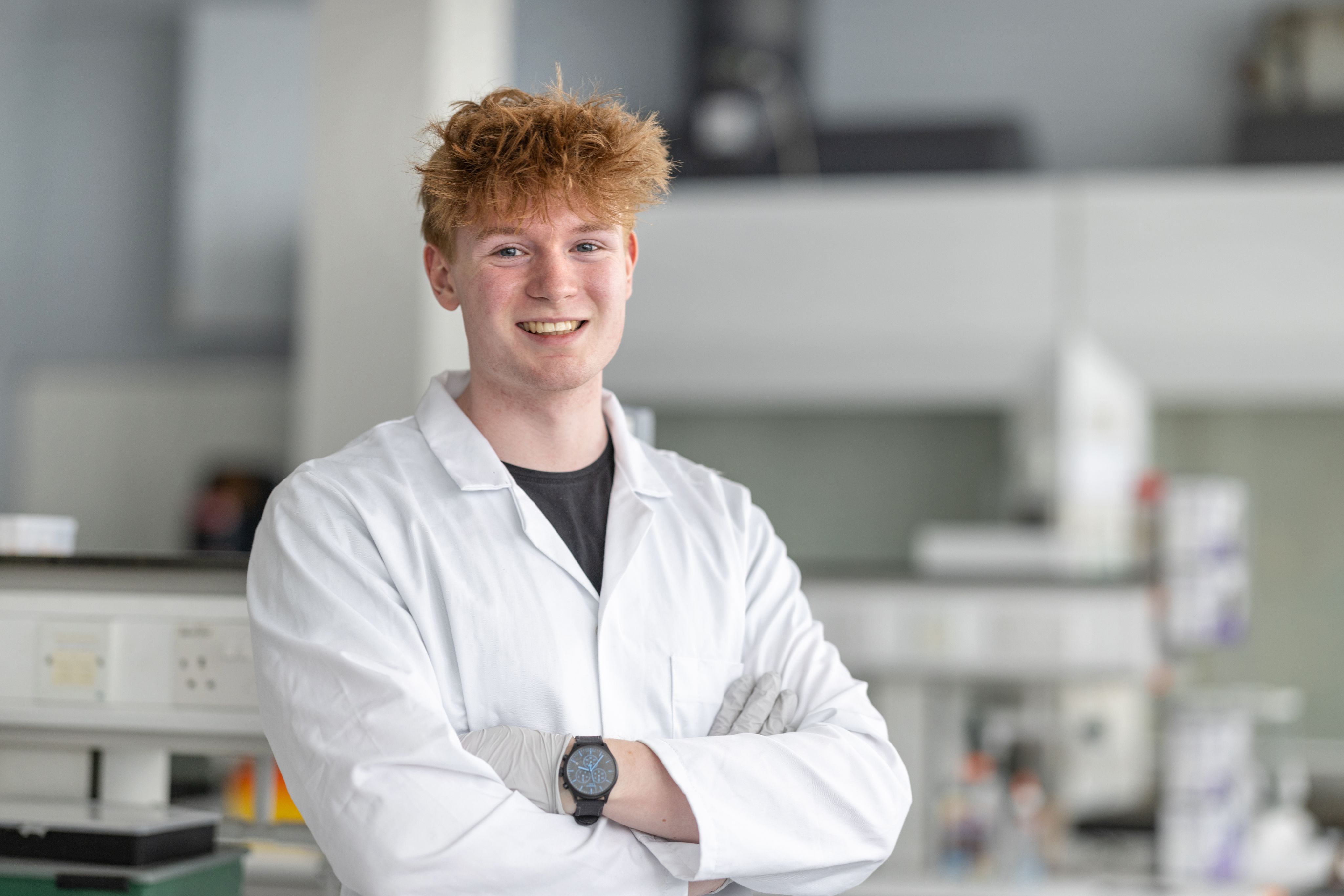 Bursary recipient Sean Miles is studying Materials Science and Engineering 