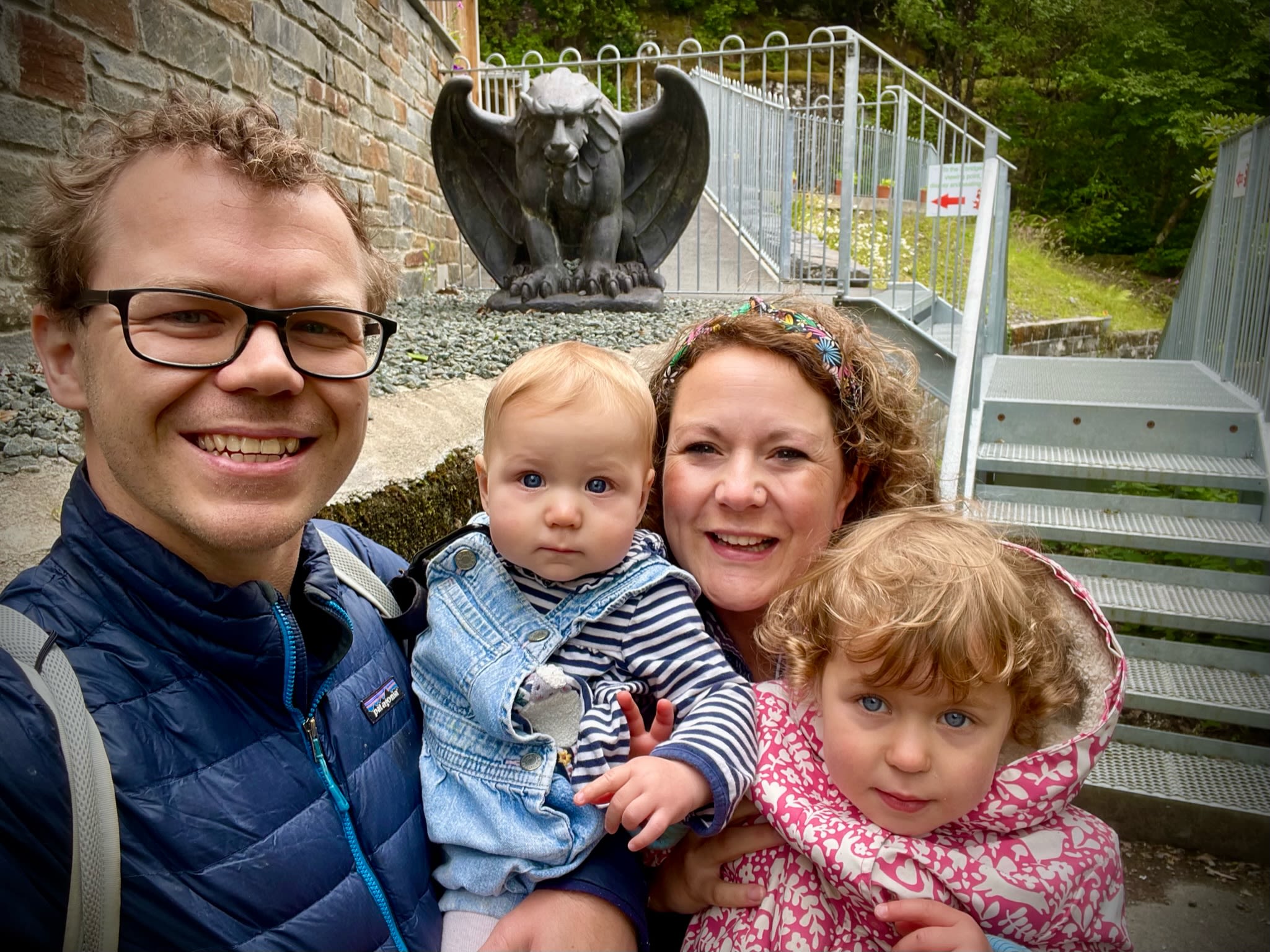 Dr Michelle Percharde,husband and children