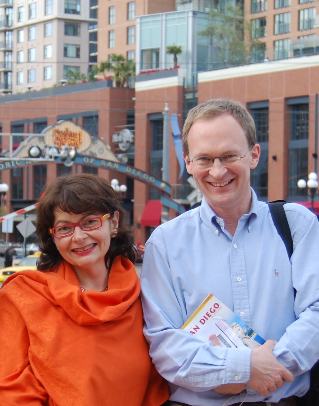 Anna with Professor Justin Mason