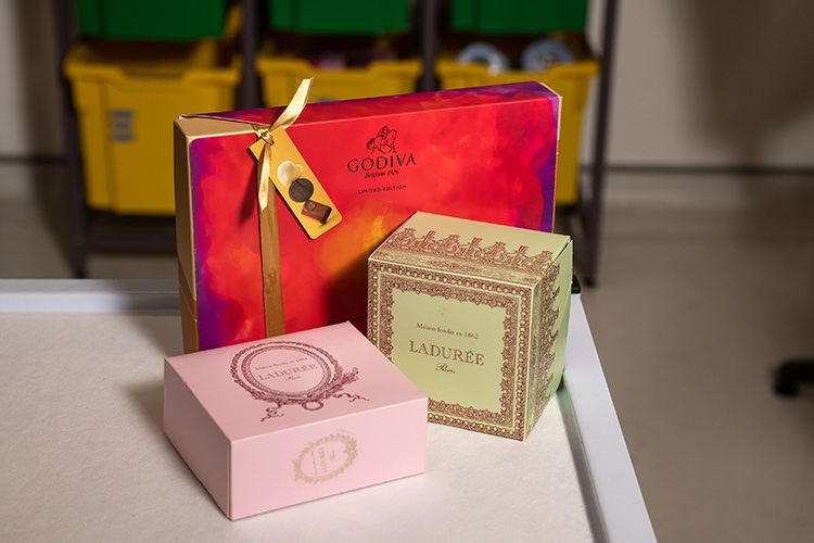 Selection of chocolate boxes